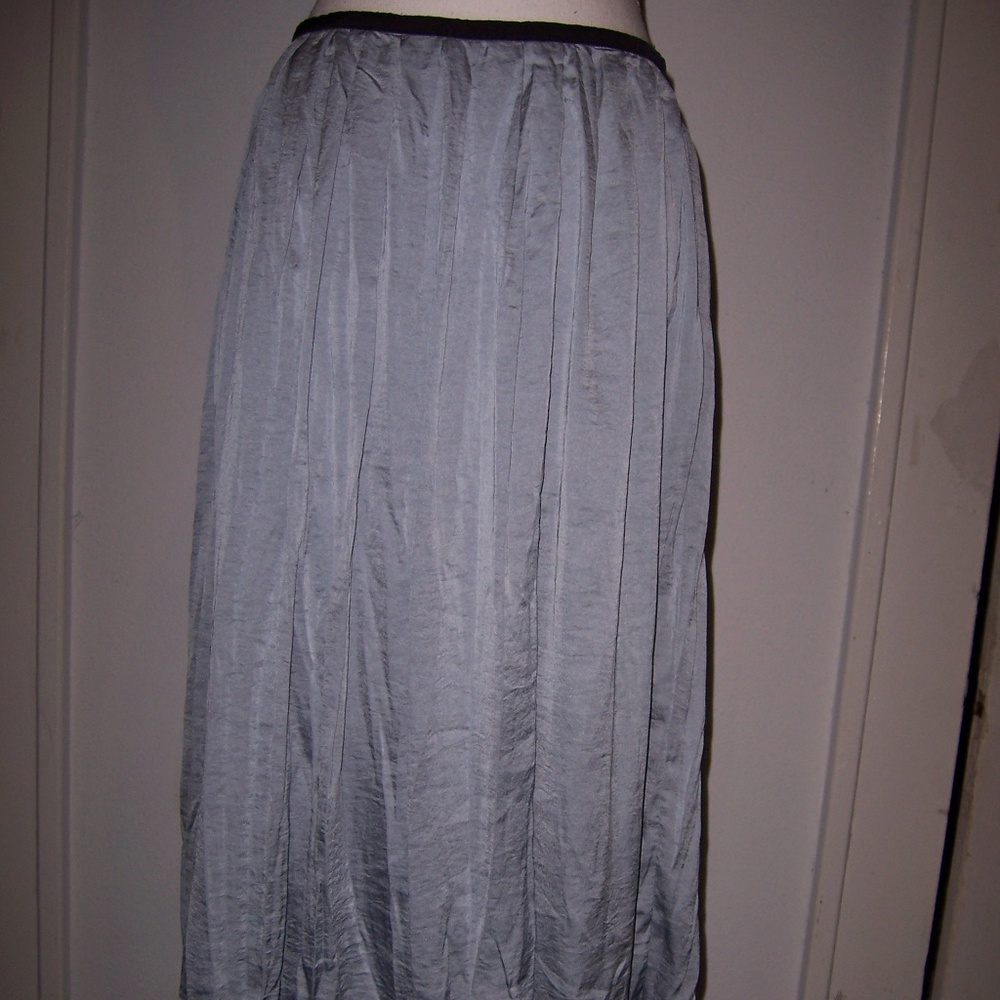 Womens Philosophy Sz 8 Icy Blue Faux Wrap Skirt